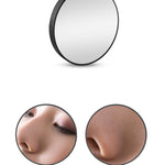 Specchio trucco rotondo con ingrandimento 5x e 10x 8,8 cm