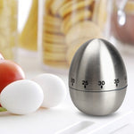 Timer meccanico da cucina a forma di uovo 60 minuti