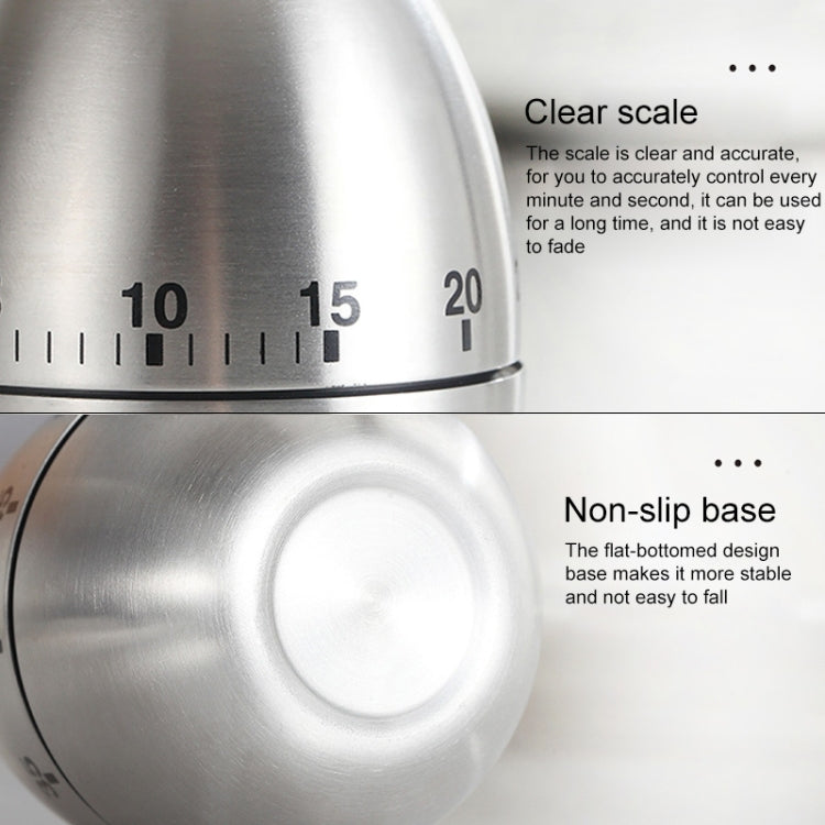Timer meccanico da cucina a forma di uovo 60 minuti