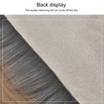 Tappeto rettangolare in lana artificiale e pelle 100x180 cm