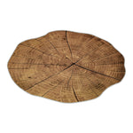 Set 2 tovagliette in legno a forma di loto 38 cm