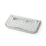 Portaoggetti pieghevole a ventosa per pantofole 30x16 cm
