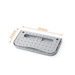 Portaoggetti pieghevole a ventosa per pantofole 30x16 cm