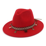 Cappello jazz da donna in cotone stile Boemia