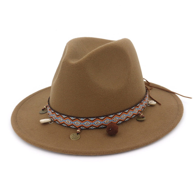 Cappello jazz da donna in cotone stile Boemia