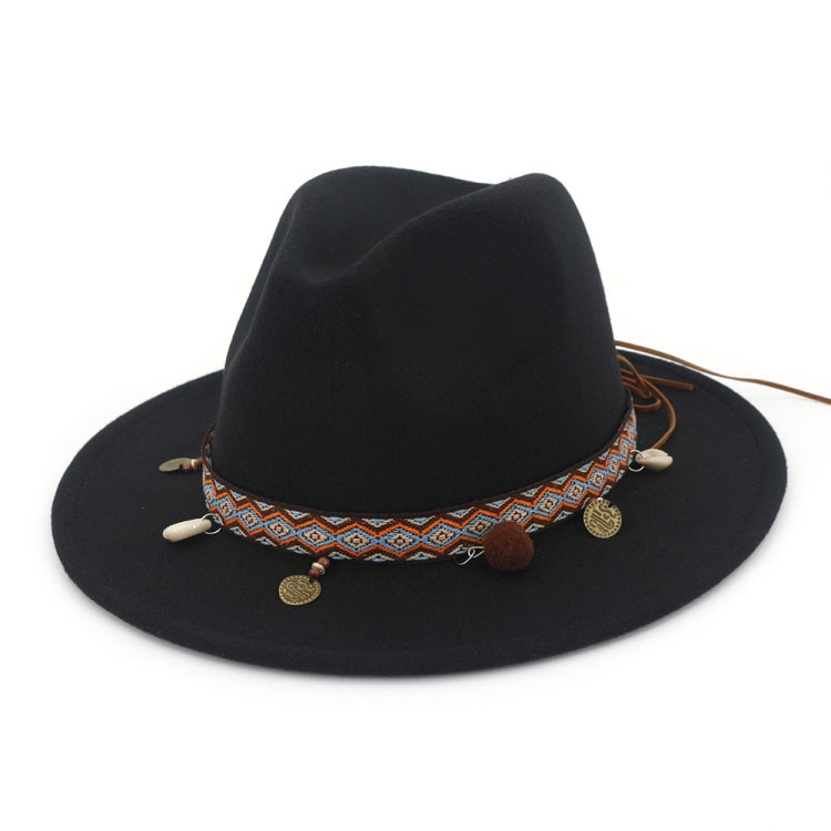 Cappello jazz da donna in cotone stile Boemia