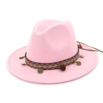 Cappello jazz da donna in cotone stile Boemia