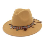 Cappello jazz da donna in cotone stile Boemia