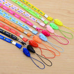Cordini colorati in nylon per badge con volto sorridente 100 pezz