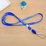 Cordini colorati in nylon per badge con volto sorridente 100 pezz