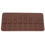 Stampo in silicone per cioccolato a scacchi 21,8x8,8 cm