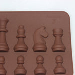 Stampo in silicone per cioccolato a scacchi 21,8x8,8 cm
