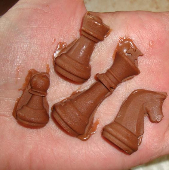 Stampo in silicone per cioccolato a scacchi 21,8x8,8 cm
