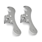Apribottiglie multifunzionale in acciaio inox 2 pezzi