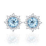 Set 3 gioielli donna con pietre a forma di neve