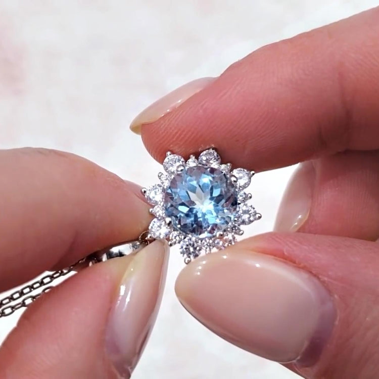 Set 3 gioielli donna con pietre a forma di neve
