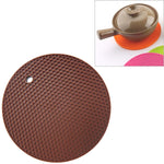 Tappetino rotondo antiscivolo in silicone 18x18x0,8 cm