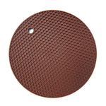 Tappetino rotondo antiscivolo in silicone 18x18x0,8 cm