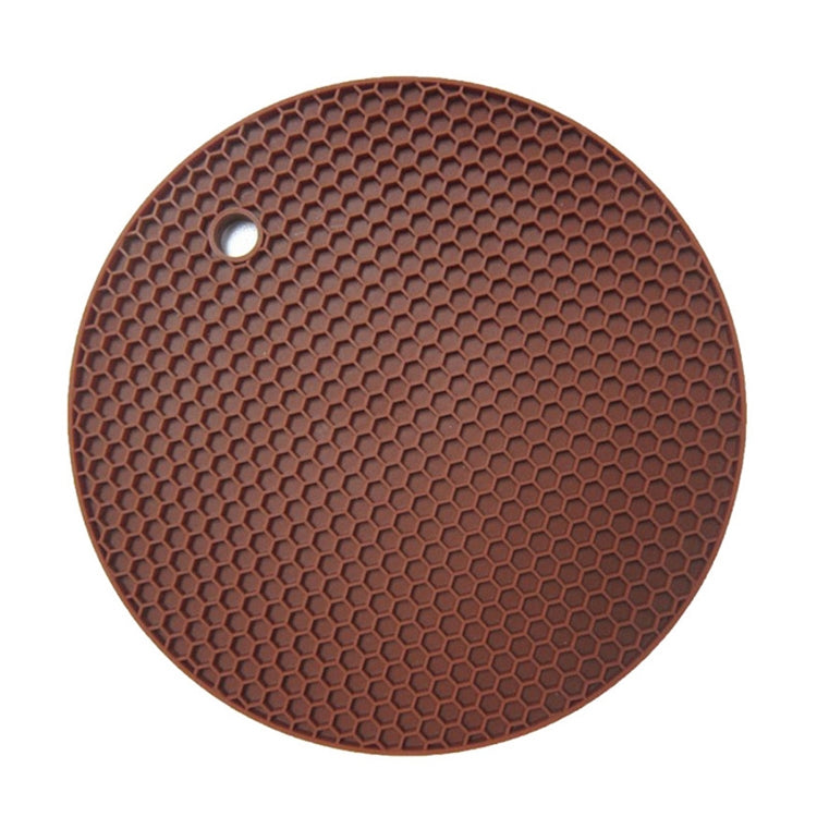 Tappetino rotondo antiscivolo in silicone 18x18x0,8 cm