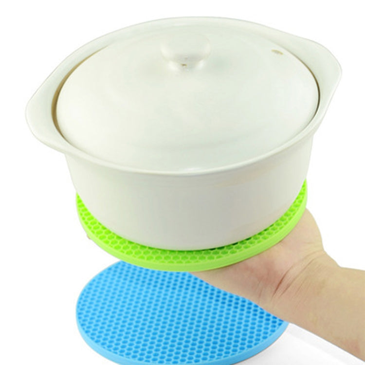 Tappetino rotondo antiscivolo in silicone 18x18x0,8 cm