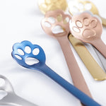 Cucchiaio da dessert artiglio di gatto in acciaio inox 15 cm