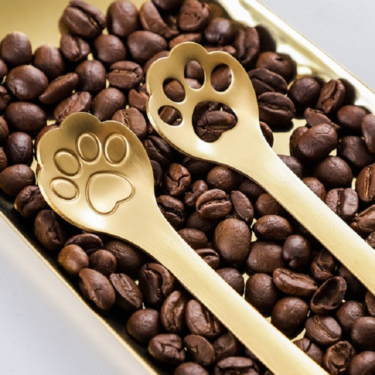 Cucchiaio da dessert artiglio di gatto in acciaio inox 15 cm
