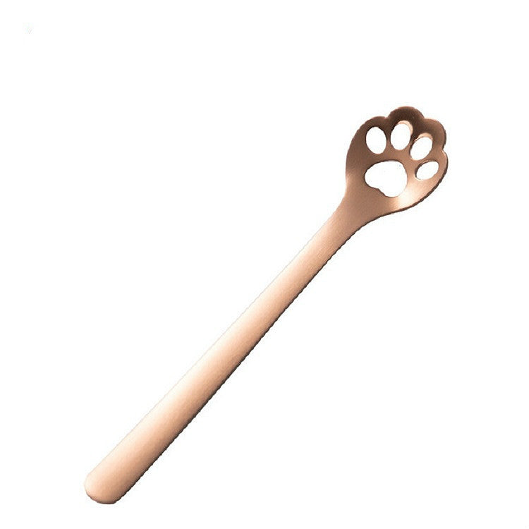 Cucchiaio da dessert artiglio di gatto in acciaio inox 15 cm