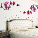 Decalcomanie in PVC Magnolia 150x55 cm rimovibili