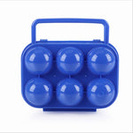 Custodia plastica per 6 uova con manico portatile