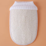 Guanti scrub bagno in luffa naturale 15x22 cm