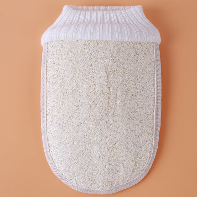 Guanti scrub bagno in luffa naturale 15x22 cm