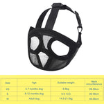 Maschera copri bocca Bulldog in rete traspirante