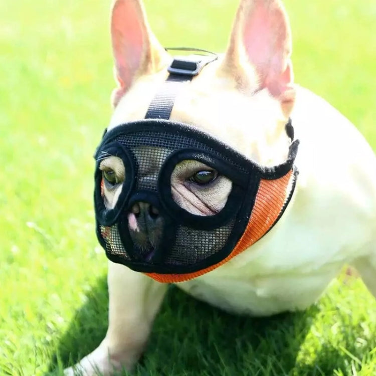 Maschera copri bocca Bulldog in rete traspirante