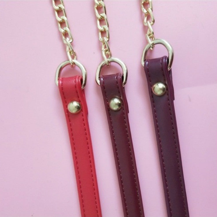Borsa a tracolla donna in pelle PU con catena 20x5x3 cm
