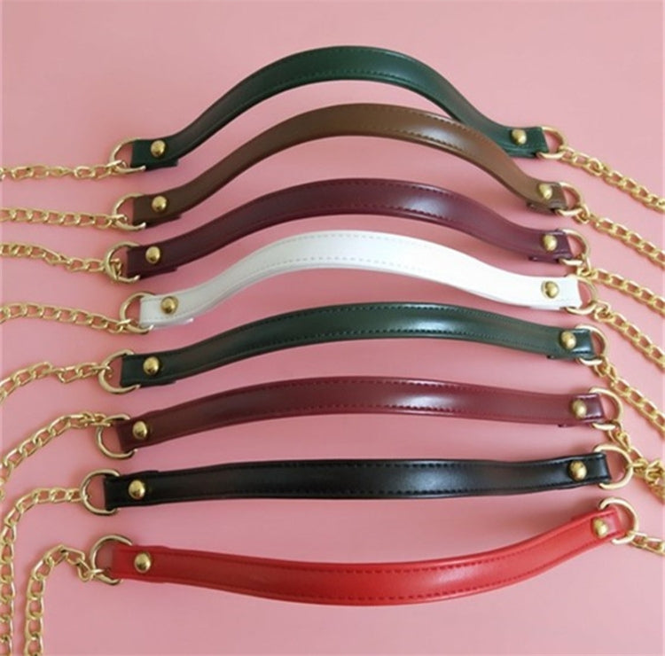 Borsa a tracolla donna in pelle PU con catena 20x5x3 cm