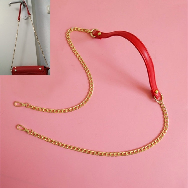 Borsa a tracolla donna in pelle PU con catena 20x5x3 cm