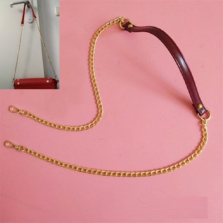 Borsa a tracolla donna in pelle PU con catena 20x5x3 cm