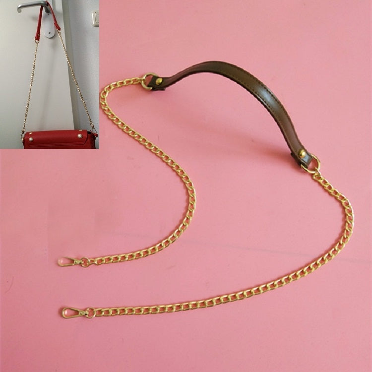 Borsa a tracolla donna in pelle PU con catena 20x5x3 cm