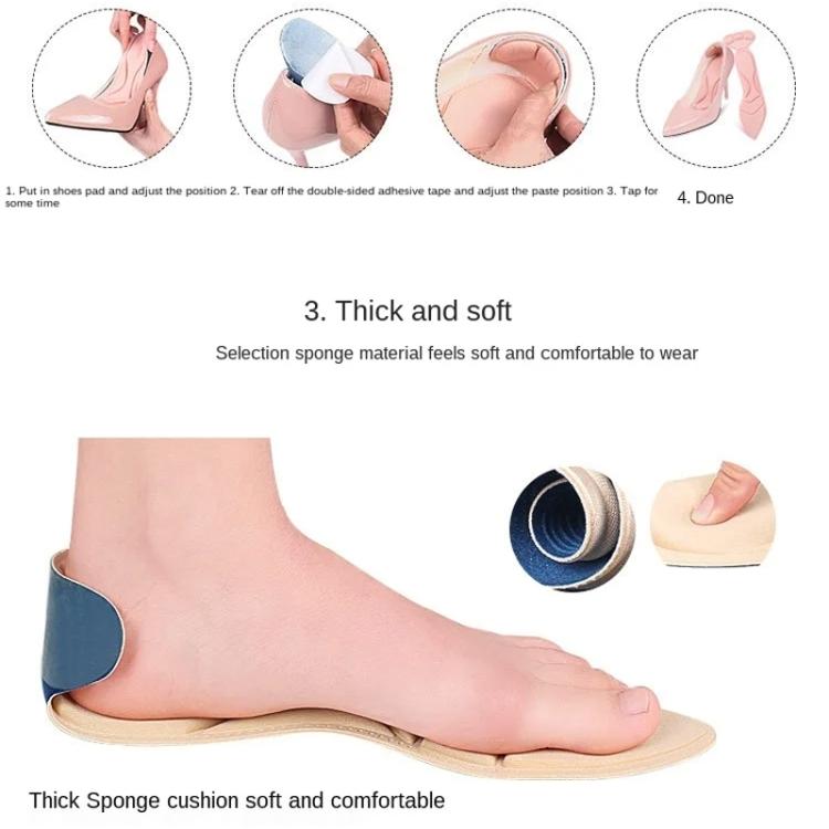 Inserti imbottiti antiscivolo 8D per tacchi alti donna