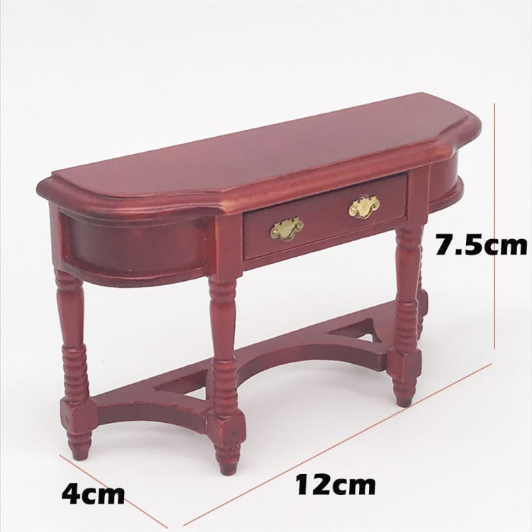 Set 3 pezzi mini mobili scrivania per casa bambole