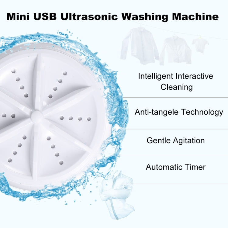 Mini lavatrice portatile a ultrasuoni con cavo USB