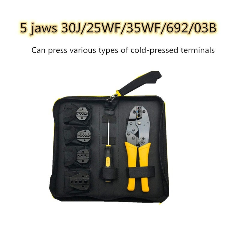Pinza a crimpare isolanti WXK-30JN per terminali nudi