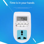 Presa timer digitale 220-240 V, 10 A con spina tedesca - immagine 2