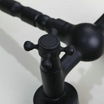 Rubinetto a parete antico in bronzo per bagno 15cm