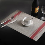 2 tovagliette antiscivolo in PVC 30x45 cm