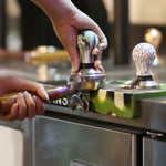 Pressa caffè 58 mm in acciaio inox 304 con manico silicone
