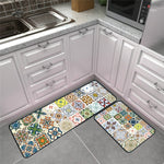 Tappeto moderno antiscivolo geometrico per cucina