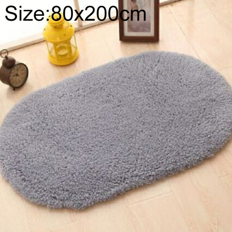 Tappeto in pelliccia sintetica Tappeto da bagno solido antiscivolo Tappetini per camerette per bambini Tappeti per soggiorno ovale per camera da letto, 80x160cm, 80x200cm, 120x200cm, 140x200cm