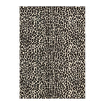 Tappetino da salotto con stampa leopardata 40x60 cm