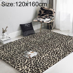 Tappetino da salotto con stampa leopardata 40x60 cm